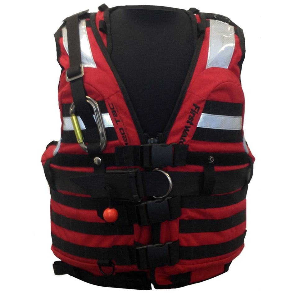 First Watch HBV-100 High Buoyancy Rescue Vest - Red - Medium to XL HBV-100-RD-M-XL — Quality Boat Parts