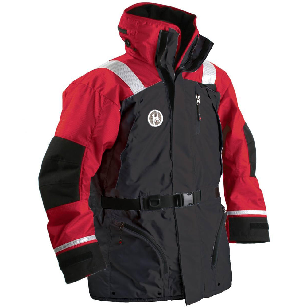 First Watch AC-1100 Flotation Coat - Red/Black - XL AC-1100-RB-XL — Quality Boat Parts