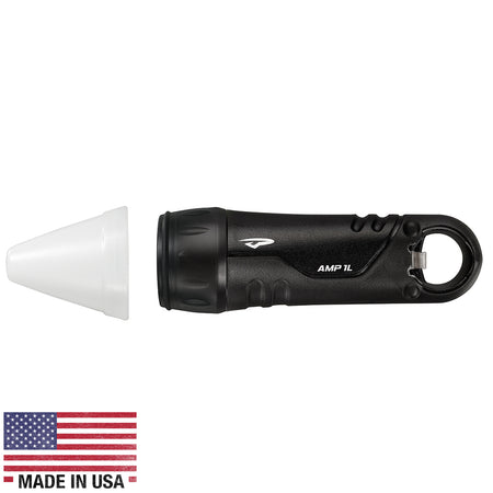 Princeton Tec Amp 1L w/ White Cone - Black A90LBC-BK — Quality Boat Parts