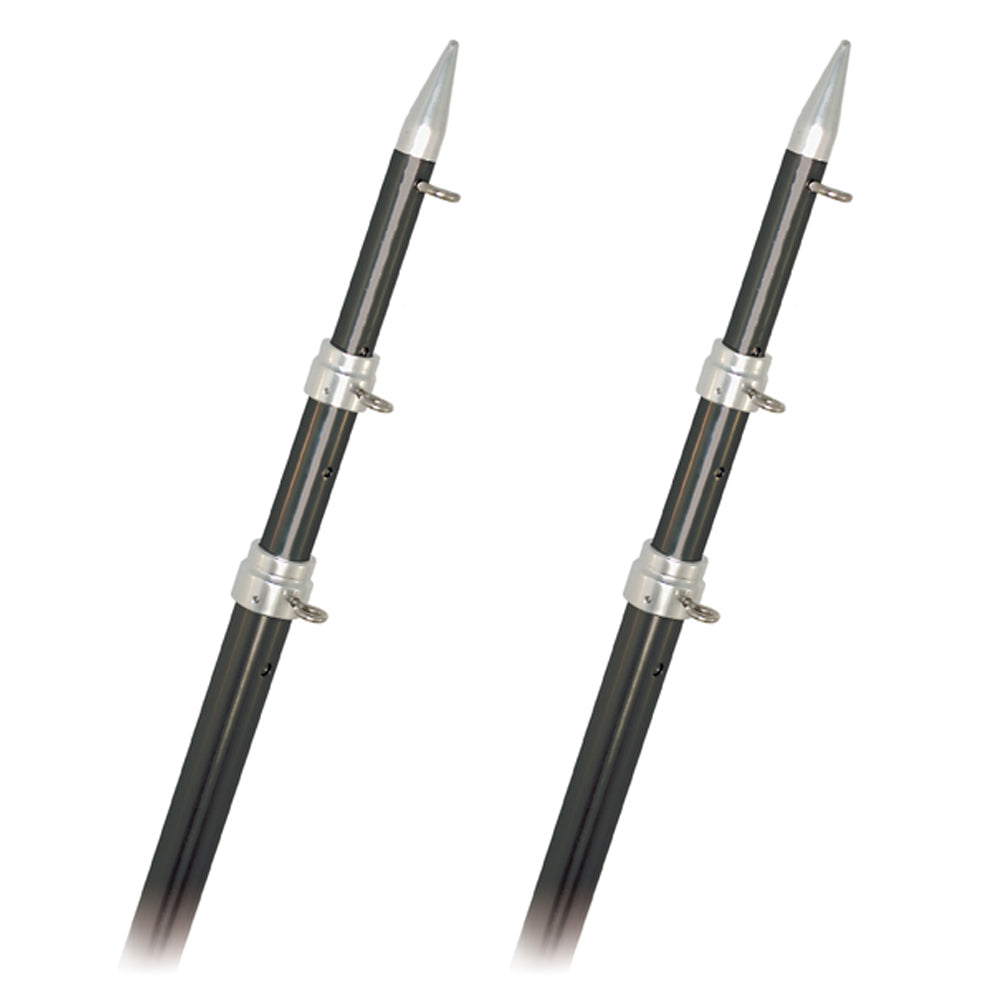 Rupp Top Gun Outrigger Poles - Fixed Length - Carbon Fiber - 18' A0-1800-CF — Quality Boat Parts