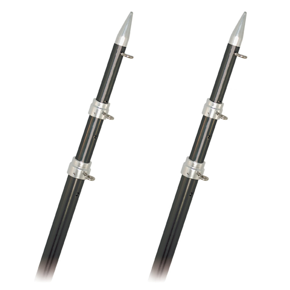 Rupp Top Gun Outrigger Poles - Fixed Length - Carbon Fiber - 18' A0-1800-CF — Quality Boat Parts