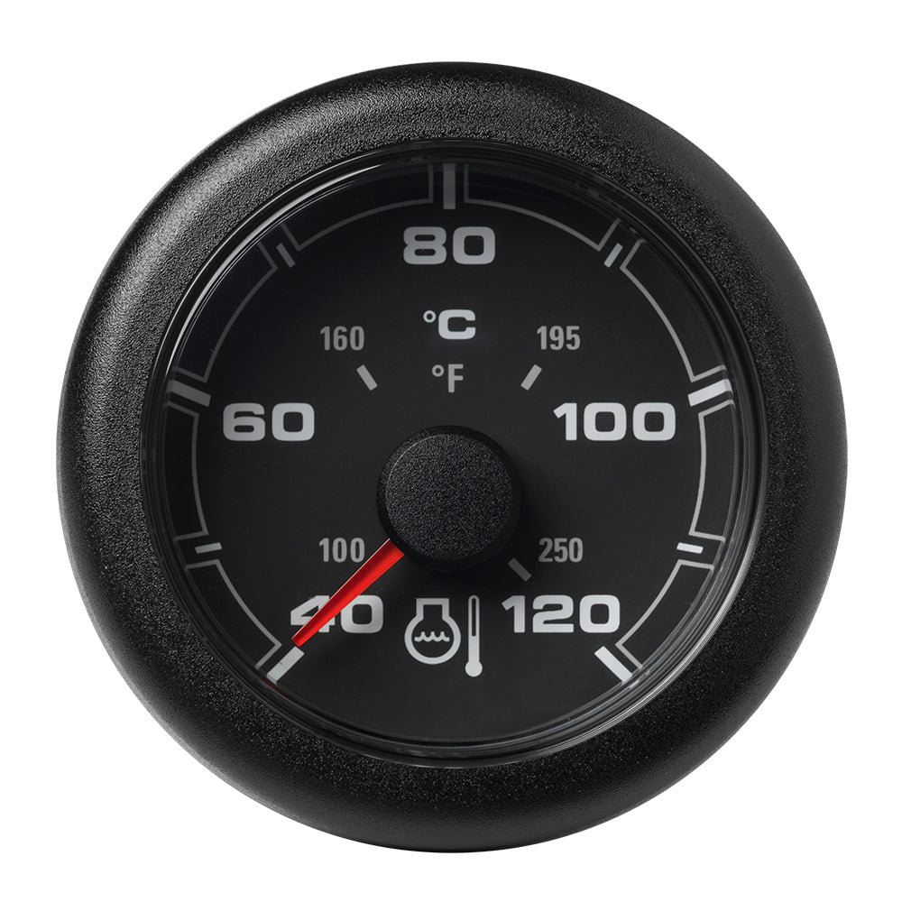 Veratron 52MM (2-1/16") OceanLink Temperature 120°C/250°F - Black Dial & Bezel A2C1065950001 — Quality Boat Parts