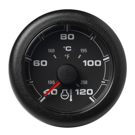 Veratron 52MM (2-1/16") OceanLink Temperature 120°C/250°F - Black Dial & Bezel A2C1065950001 — Quality Boat Parts