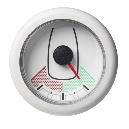 Veratron 52MM (2-1/16") OceanLink Rudder Angle Gauge - Left/Right - White Dial & Bezel A2C1066090001 — Quality Boat Parts