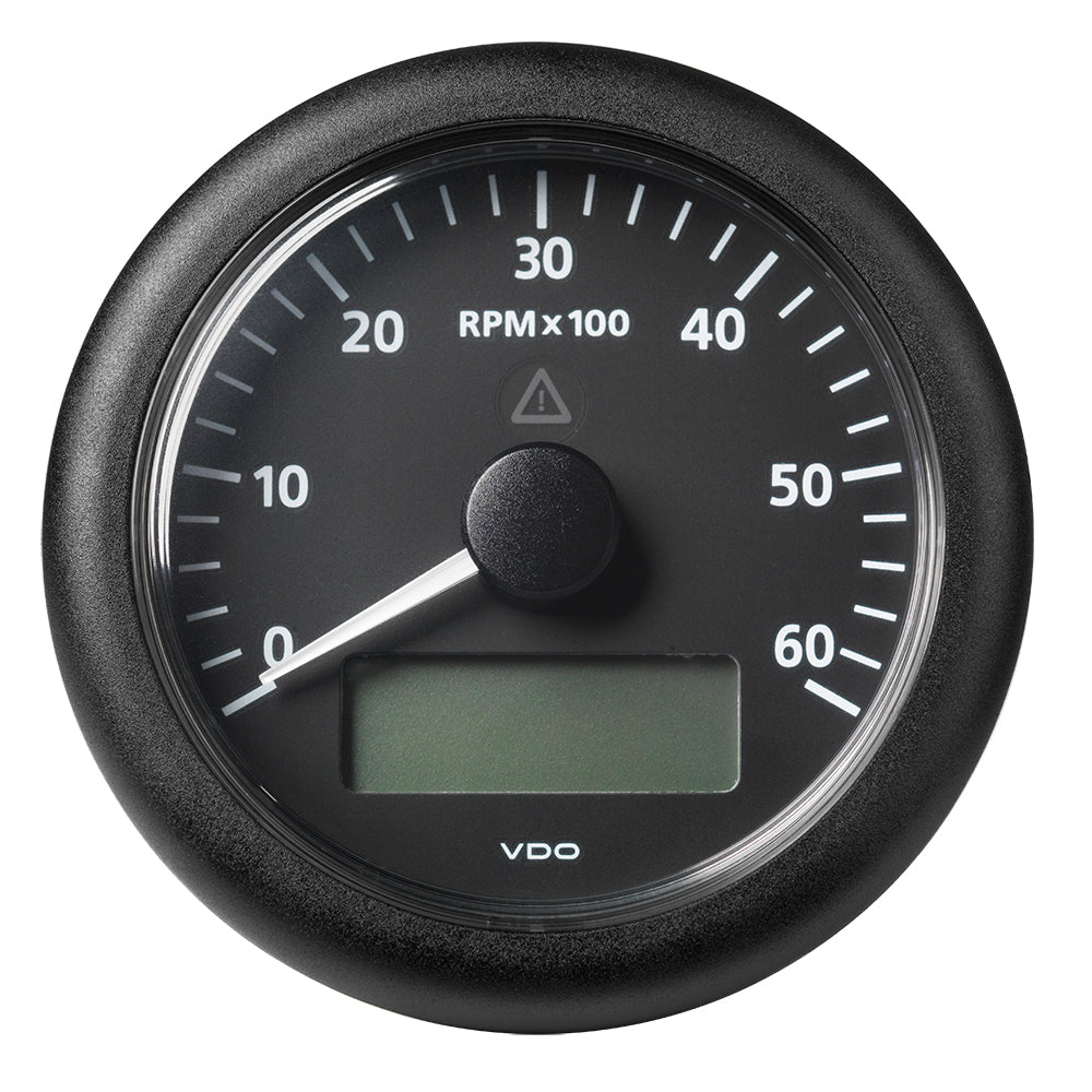 Veratron 3-3/8" (85MM) ViewLine Tachometer w/Multi-Function Display - 0 to 6000 RPM - Black Dial & Bezel A2C59512393 — Quality Boat Parts