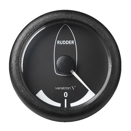 Veratron 3-3/8" (85MM) ViewLine Rudder Angle Indicator -45°/+45° - 8 to 32V - Black Dial & Bezel A2C59512410 — Quality Boat Parts