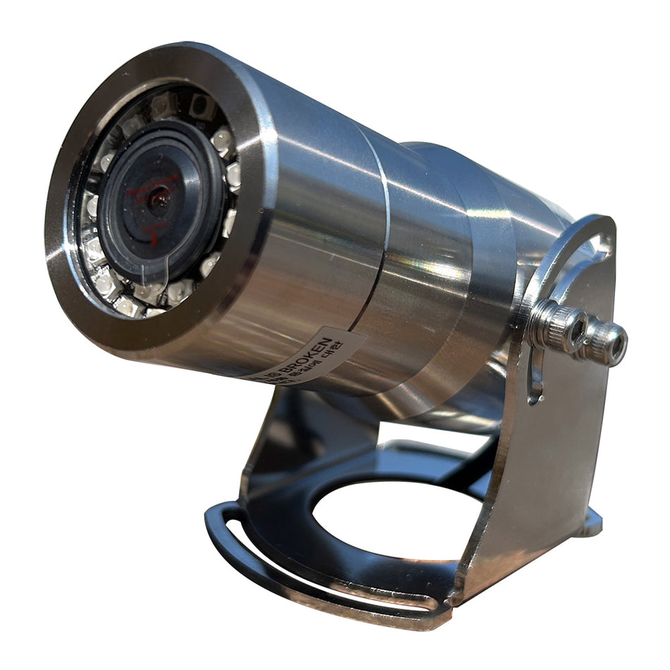 Iris 316 Stainless Steel Marine Camera - TVL - Wide Angle - Reversible - Nitrogen Purged - Infrared IRIS090 — Quality Boat Parts
