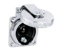 Hubbell HBLPHTVSS Phone/TV Inlet Round Stainless Steel HBLPHTVSS — Quality Boat Parts