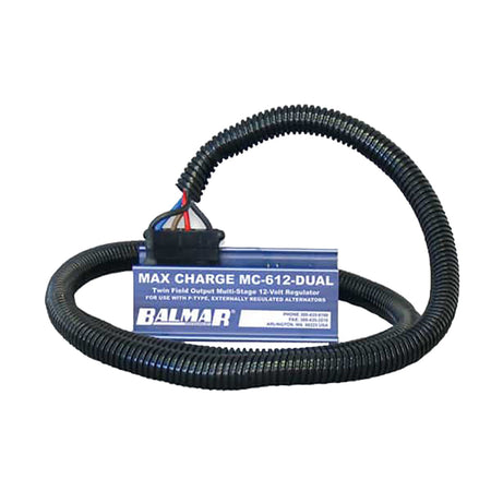 Balmar Dual MC612 Multi-Stage 12V Regulator w/Harness MC-612-DUAL-H — Quality Boat Parts