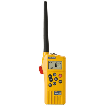 Ocean Signal SafeSea V100 GMDSS VHF Radio - 21 Channels 720S-00585 — Quality Boat Parts