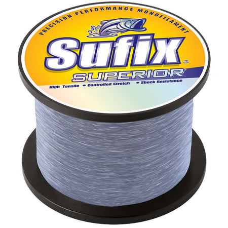 Sufix Superior Smoke Blue Monofilament - 60lb - 3655 yds 649-060 — Quality Boat Parts