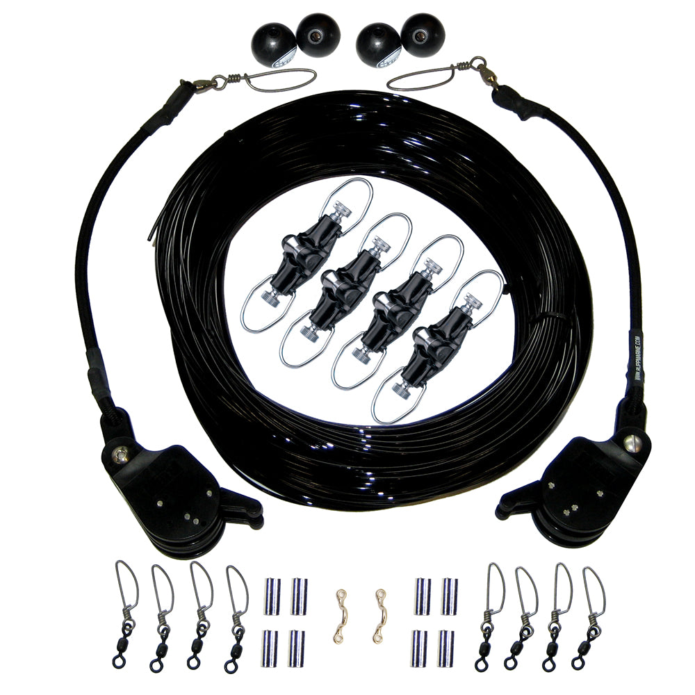 Rupp Double Rigging Kit w/Lok-Ups & Nok-Outs - 260' Black Mono CA-0175-MO — Quality Boat Parts