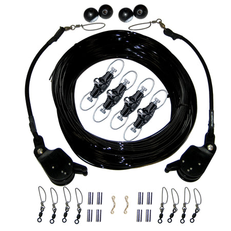 Rupp Double Rigging Kit w/Lok-Ups & Nok-Outs - 260' Black Mono CA-0175-MO — Quality Boat Parts
