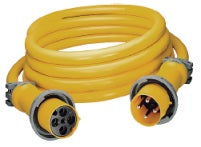 Hubbell CS1004 100A 4wire 100' 125/250V Shore Cordset CS1004 — Quality Boat Parts