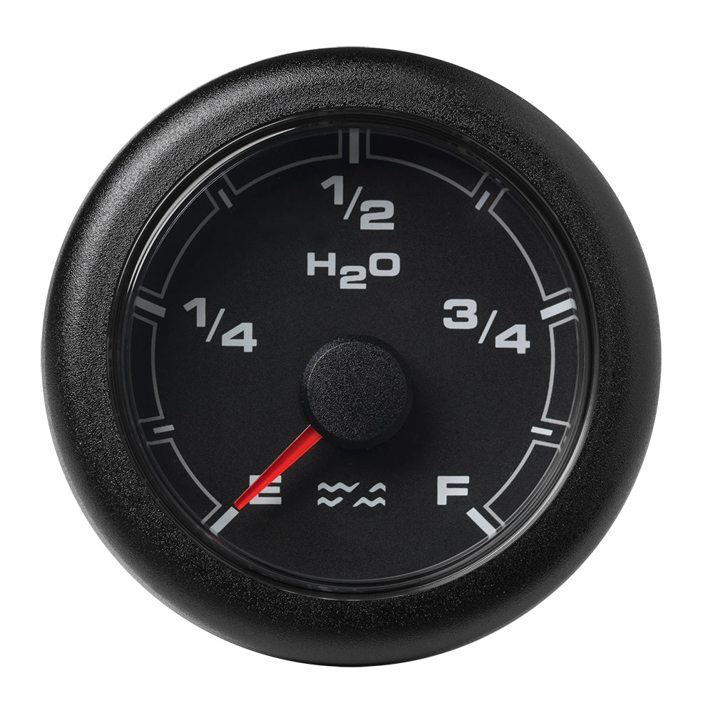 Veratron 52MM (2-1/16") OceanLink Waste Water Gauge - Black Dial & Bezel A2C1065890001 — Quality Boat Parts
