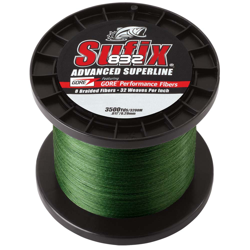 Sufix 832® Advanced Superline® Braid - 30lb - Low-Vis Green - 3500 yds 660-430G — Quality Boat Parts