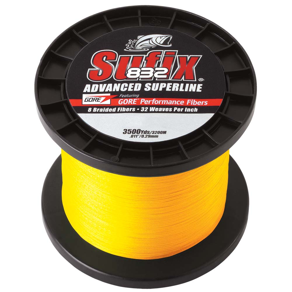 Sufix 832® Advanced Superline® Braid - 30lb - Hi-Vis Yellow - 3500 yds 660-430Y — Quality Boat Parts