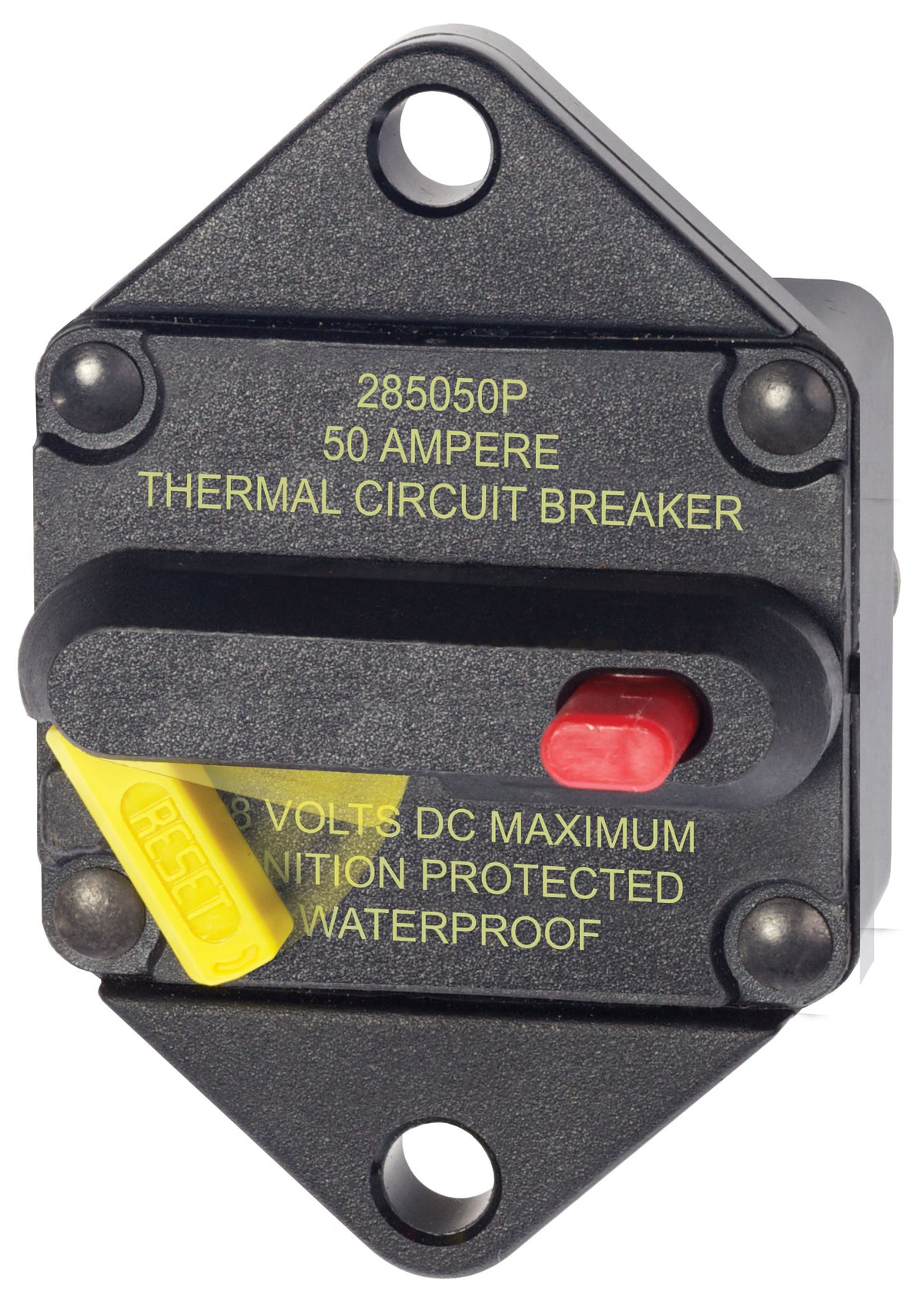 Blue Sea 285-Series 50 Amp Circuit Breaker Panel Mount 7083-BSS — Quality Boat Parts