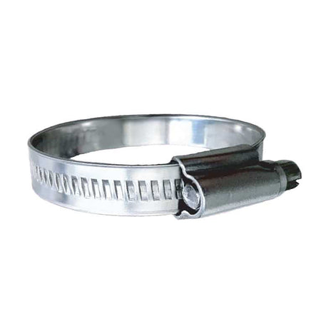 Trident Marine 316 SS Non-Perforated Worm Gear Hose Clamp - 15/32" Band - (1-1/4" – 1-3/4") Clamping Range - 10-Pack - SAE Size 20 710-1141 — Quality Boat Parts