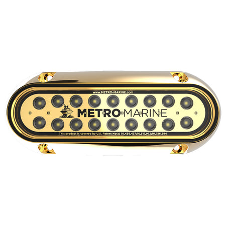 Metro Marine High-Output Elongated Underwater Light w/Intelligent Monochromatic LEDs - White, 90° Beam F-BME1-H-W3-90 — Quality Boat Parts