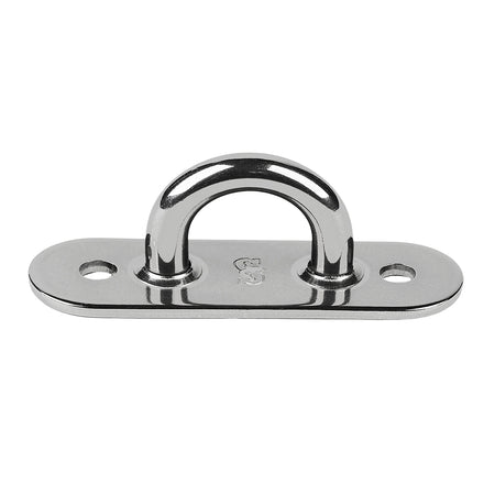 Schaefer Stainless Steel Welded Pad Eye - 3"L x 1"W 78-01 — Quality Boat Parts