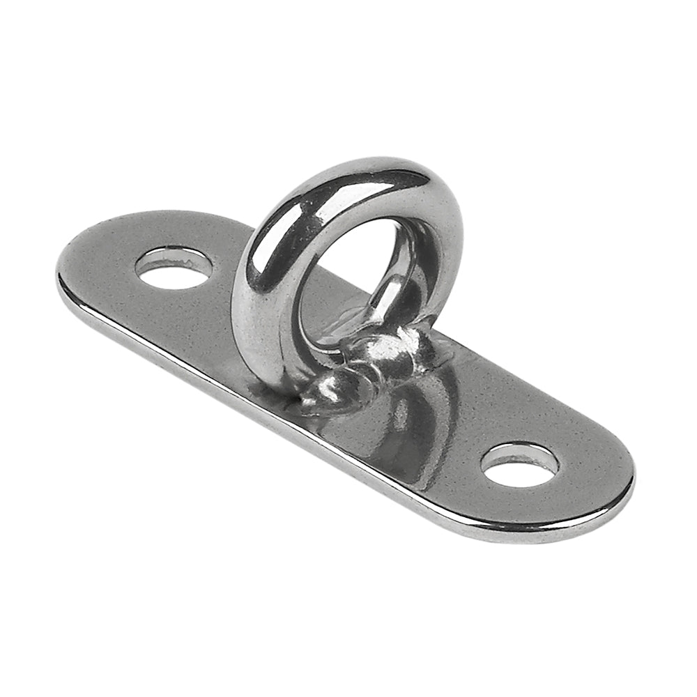 Schaefer Stainless Steel Welded Pad Eye - 1-7/8"L x 5/8"W 78-02 — Quality Boat Parts