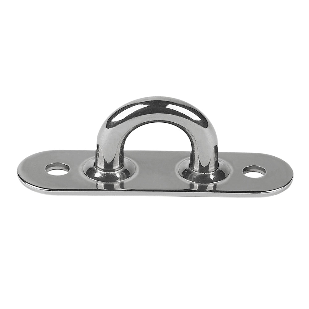Schaefer Stainless Steel Welded Pad Eye - 2-1/4"L x 5/8"W 78-05 — Quality Boat Parts