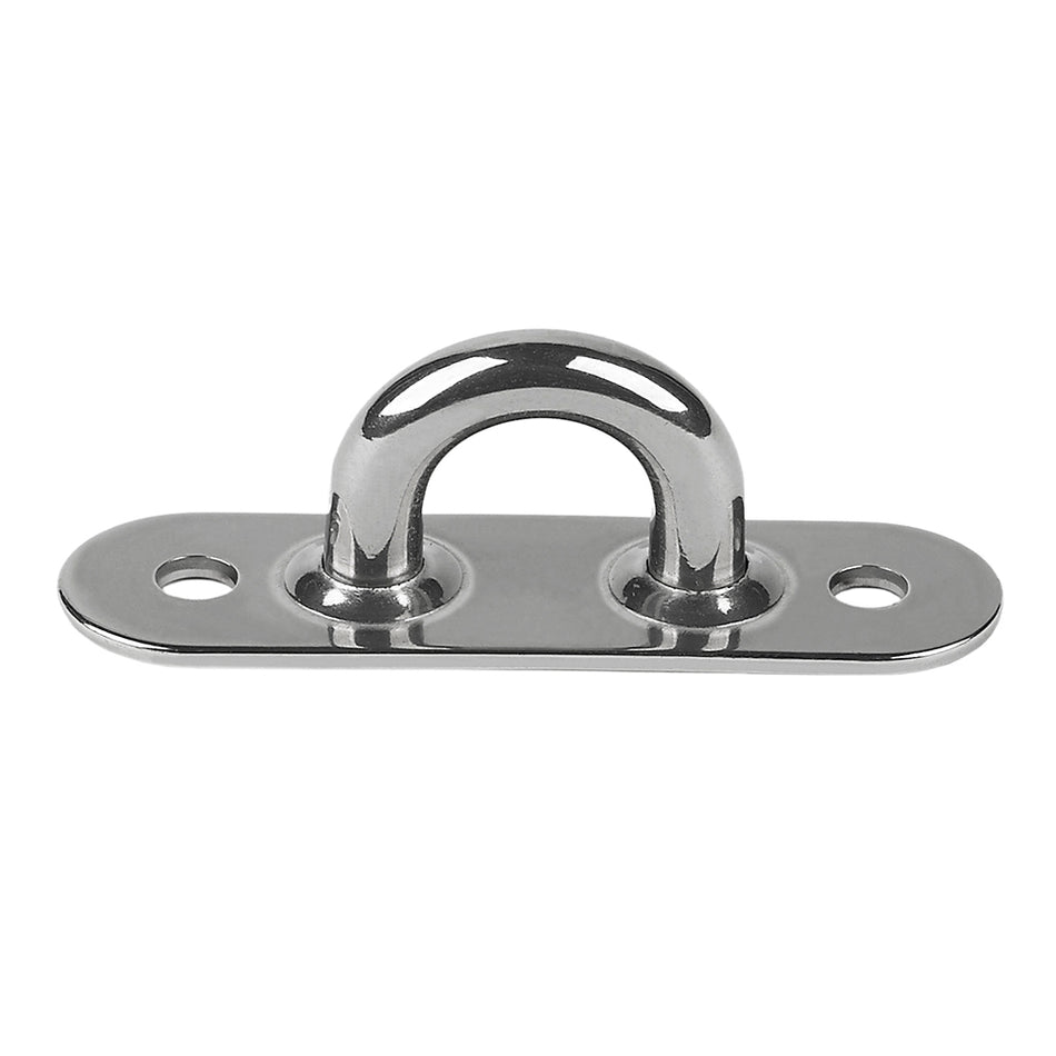 Schaefer Stainless Steel Welded Pad Eye - 2-1/4"L x 5/8"W 78-05 — Quality Boat Parts