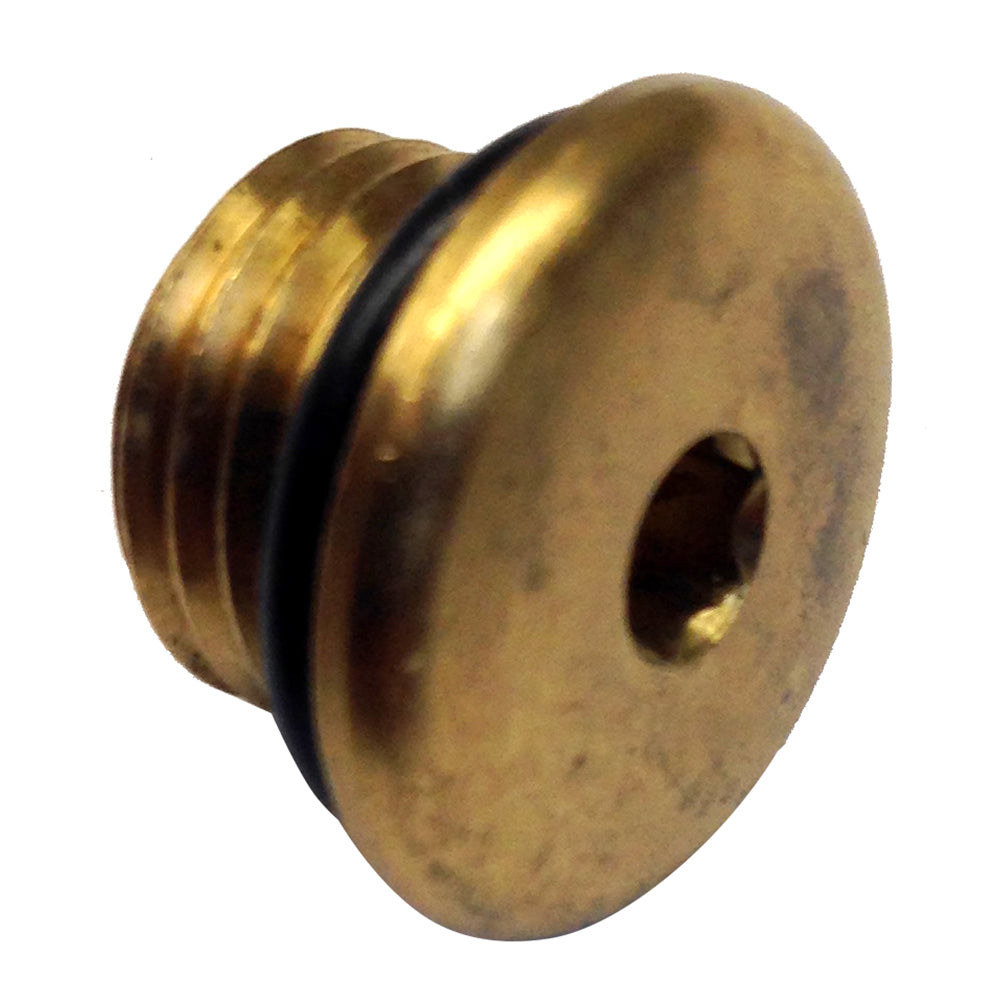Uflex Brass Plug w/O-Ring for Pumps 71928P — Quality Boat Parts