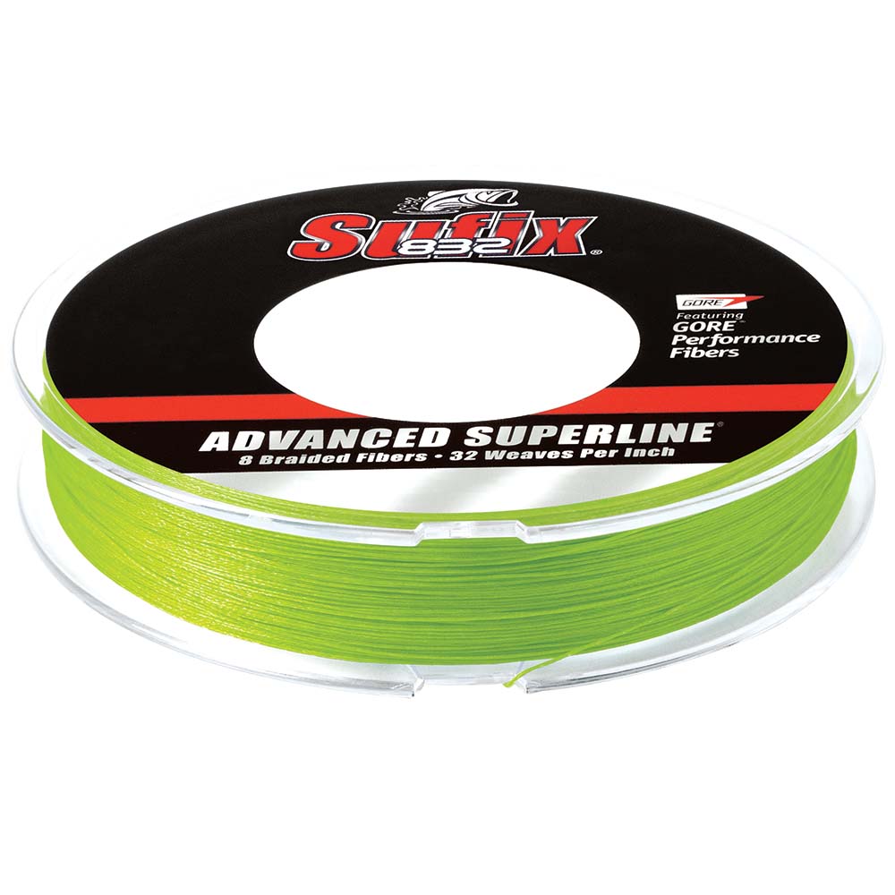 Sufix 832® Advanced Superline® Braid - 10lb - Neon Green - 150 yds 660-010L — Quality Boat Parts
