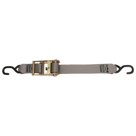 CargoBuckle Multipurpose Ratchet Strap Tie-Down w/S-Hooks - 2" x 15' F13758 — Quality Boat Parts
