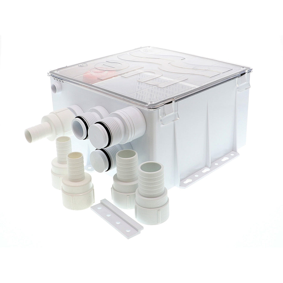 Rule Shower Drain Box w/800 GPH Pump - 24V 98B-24 — Quality Boat Parts