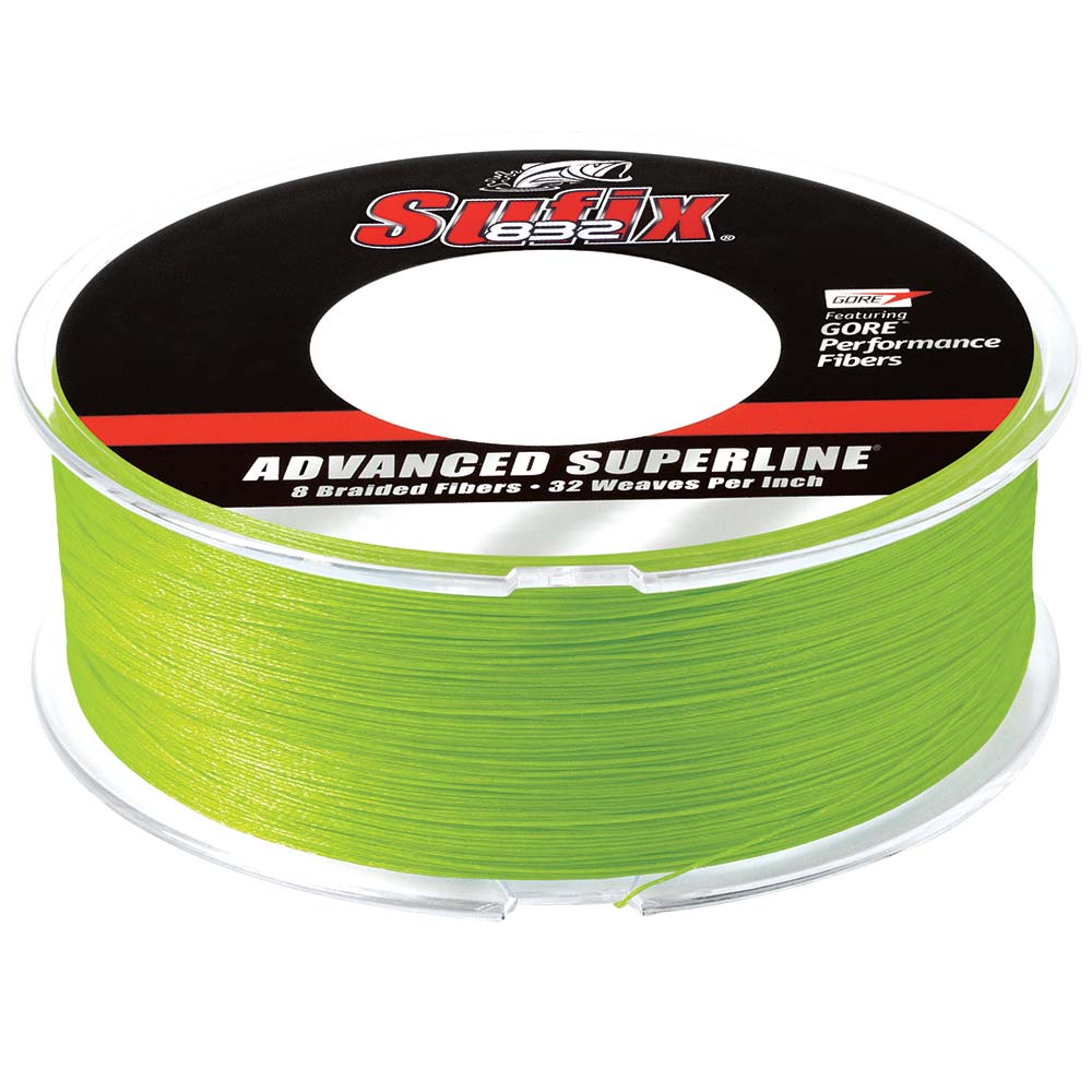 Sufix 832® Advanced Superline® Braid - 20lb - Neon Lime - 600 yds 660-220L — Quality Boat Parts