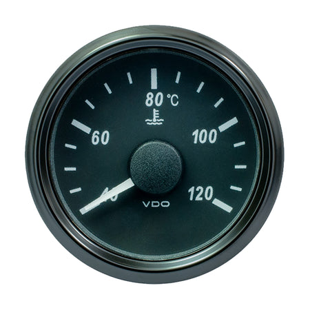 VDO SingleViu 52mm (2-1/16") Water Temp. Gauge - 120° C - 291-22 ohm A2C3833320030 — Quality Boat Parts