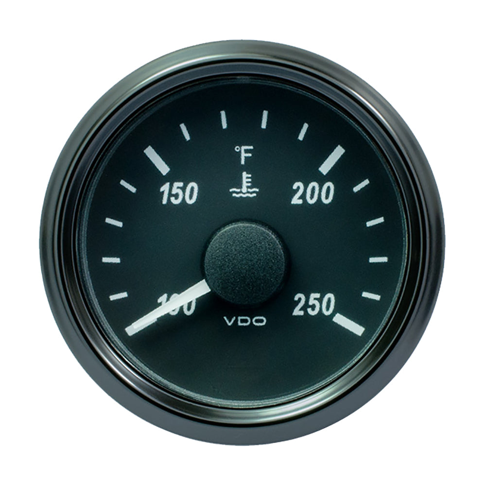 VDO SingleViu 52mm (2-1/16") Water Temperature Gauge - 250°F - 450-30 Ohm A2C3833340030 — Quality Boat Parts