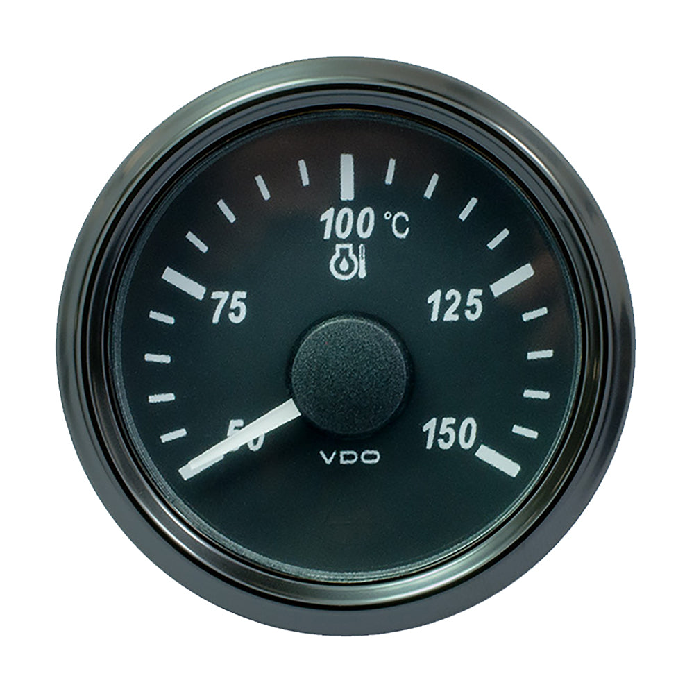 VDO SingleViu 52mm (2-1/16") Oil Temp. Gauge - Euro - 150° C - 322-18 Ohm A2C3833390030 — Quality Boat Parts