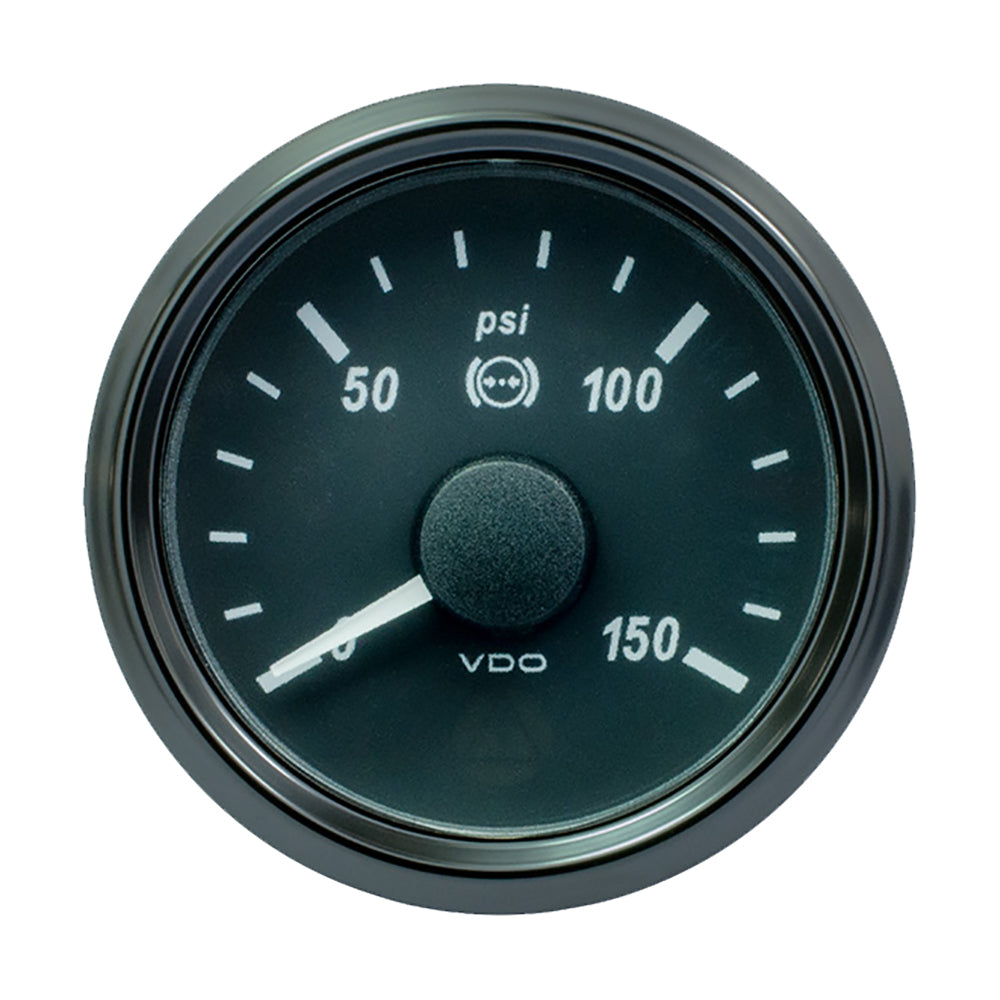 VDO SingleViu 52mm (2-1/16") Brake Pressure Gauge - 150 PSI - 0-180 Ohm A2C3833480030 — Quality Boat Parts