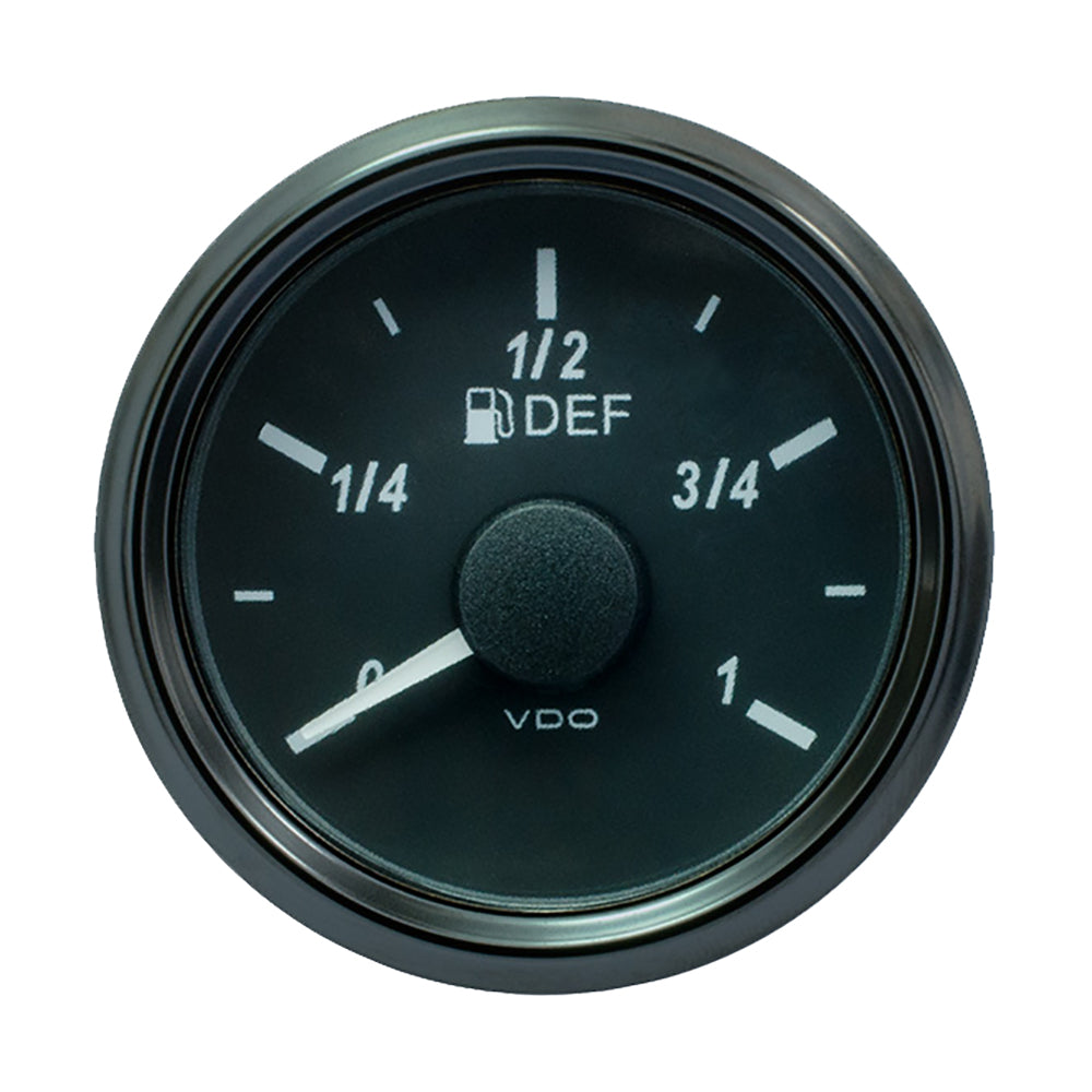 VDO SingleViu 52mm (2-1/16") DEF Level Gauge - 3-180 Ohm A2C3833550030 — Quality Boat Parts
