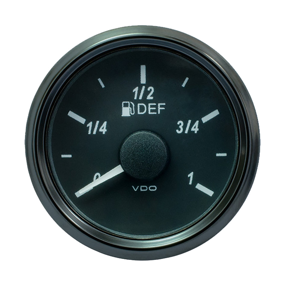 VDO SingleViu 52mm (2-1/16") DEF Level Gauge - 3-180 Ohm A2C3833550030 — Quality Boat Parts