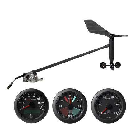 Veratron NMEA 2000 Sailing Kit w/OceanLink® GPS Speedometer, Wind Sensor, Wind Angle & Wind Speed Gauge A2C3935310001 — Quality Boat Parts