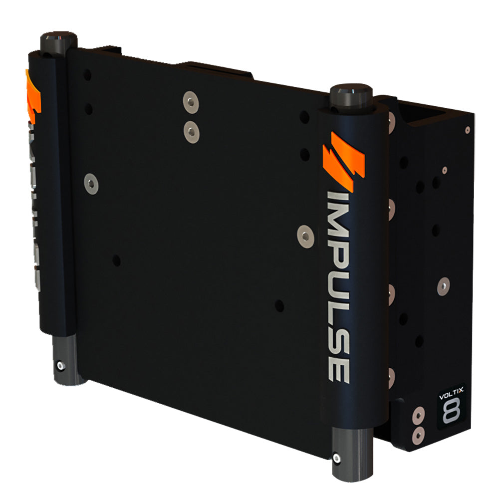 IMPULSE XL 8" Set Back Electric Jack Plate w/Standard Control - Black Anodize 75063-B — Quality Boat Parts
