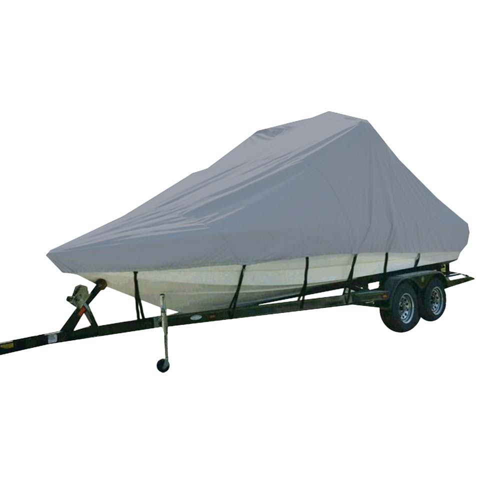 Carver Sun-DURA® Specialty Boat Cover f/20.5' Sterndrive V-Hull Runabout/Modified Boats - Grey 83120S-11 — Quality Boat Parts