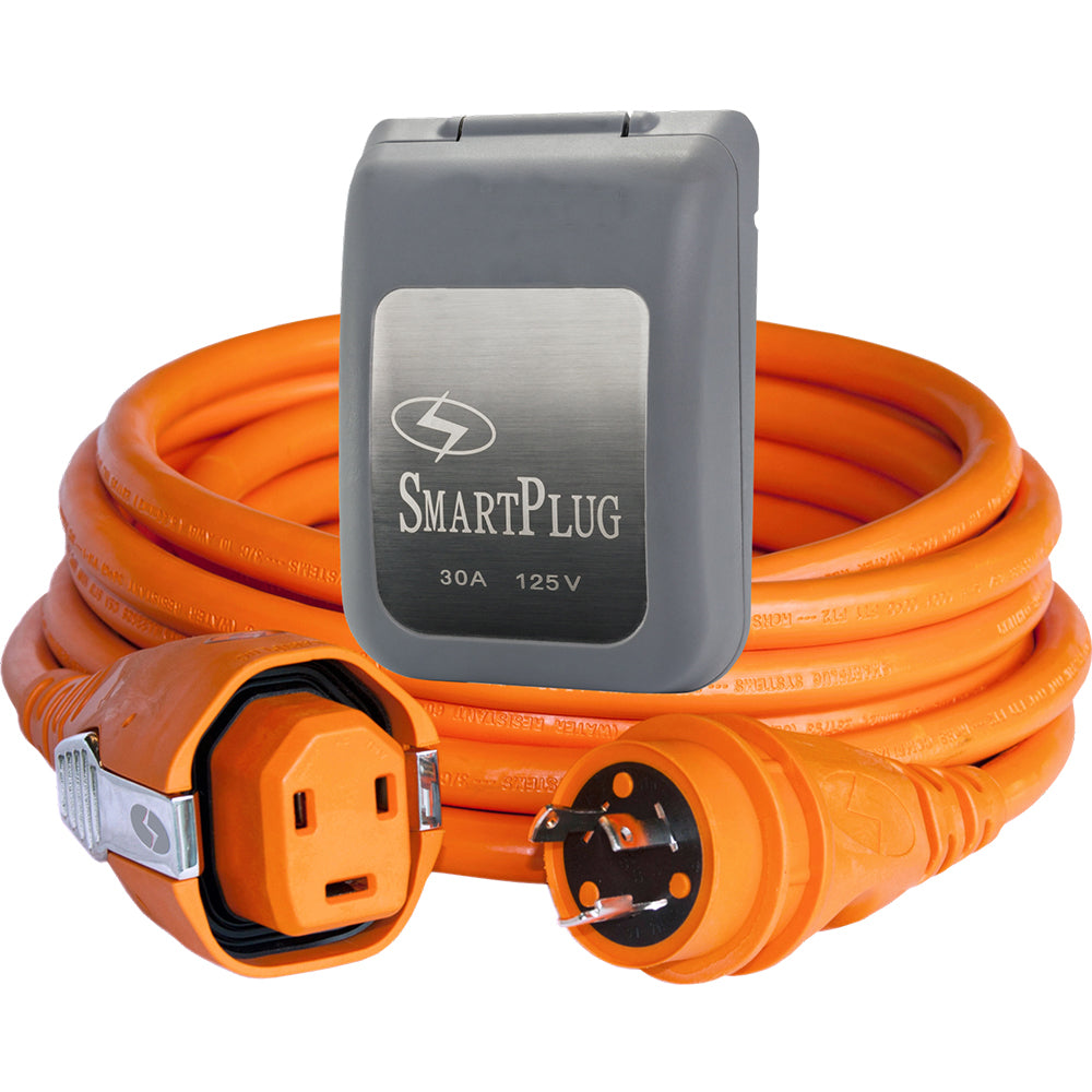 SmartPlug 30 AMP SmartPlug/Twist Type Cordset w/Grey Inlet Cover- 50' C30503BM30PG — Quality Boat Parts