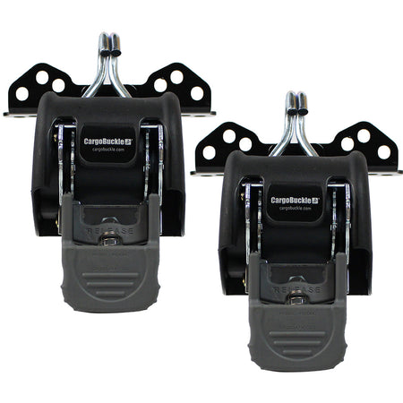 CargoBuckle Universal Ladder Rack Tie-Down System - 2" Retractable Tie-Down - 1 Pair F153180 — Quality Boat Parts