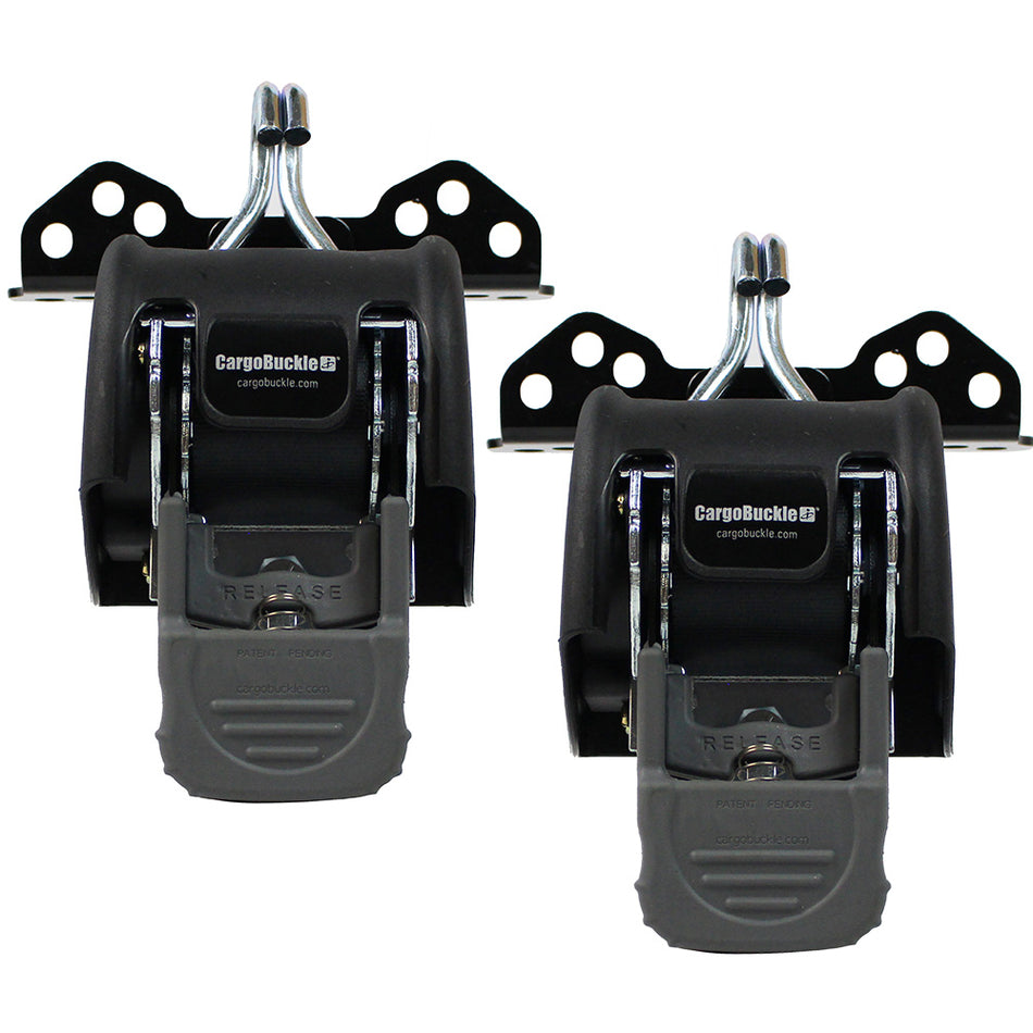 CargoBuckle Universal Ladder Rack Tie-Down System - 2" Retractable Tie-Down - 1 Pair F153180 — Quality Boat Parts