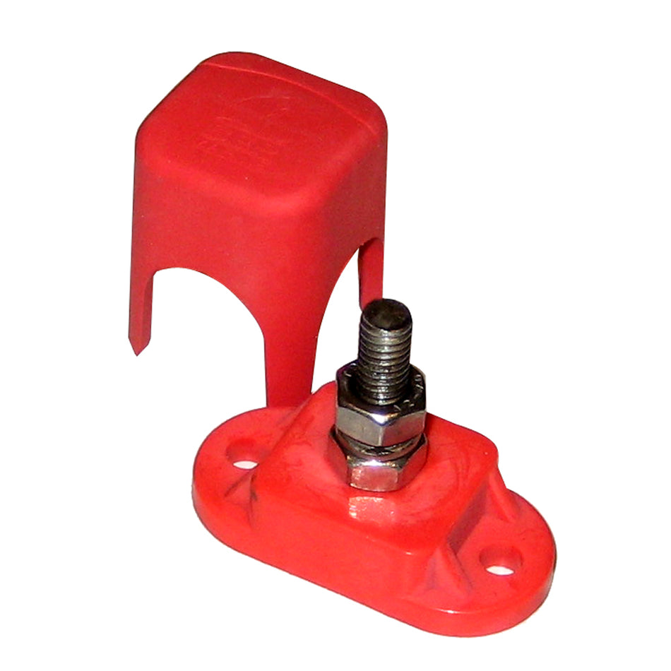 BEP Pro Installer Single Insulated Distribution Stud - 1/4" - Positive IS-6MM-1R/DSP — Quality Boat Parts