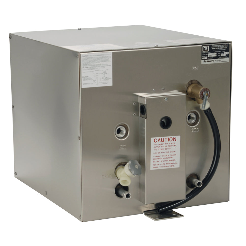 Whale Seaward 11 Gallon Hot Water Heater w/ Front Heat Exchanger - Stainless Steel - 120V - 1500W F1200 — Quality Boat Parts