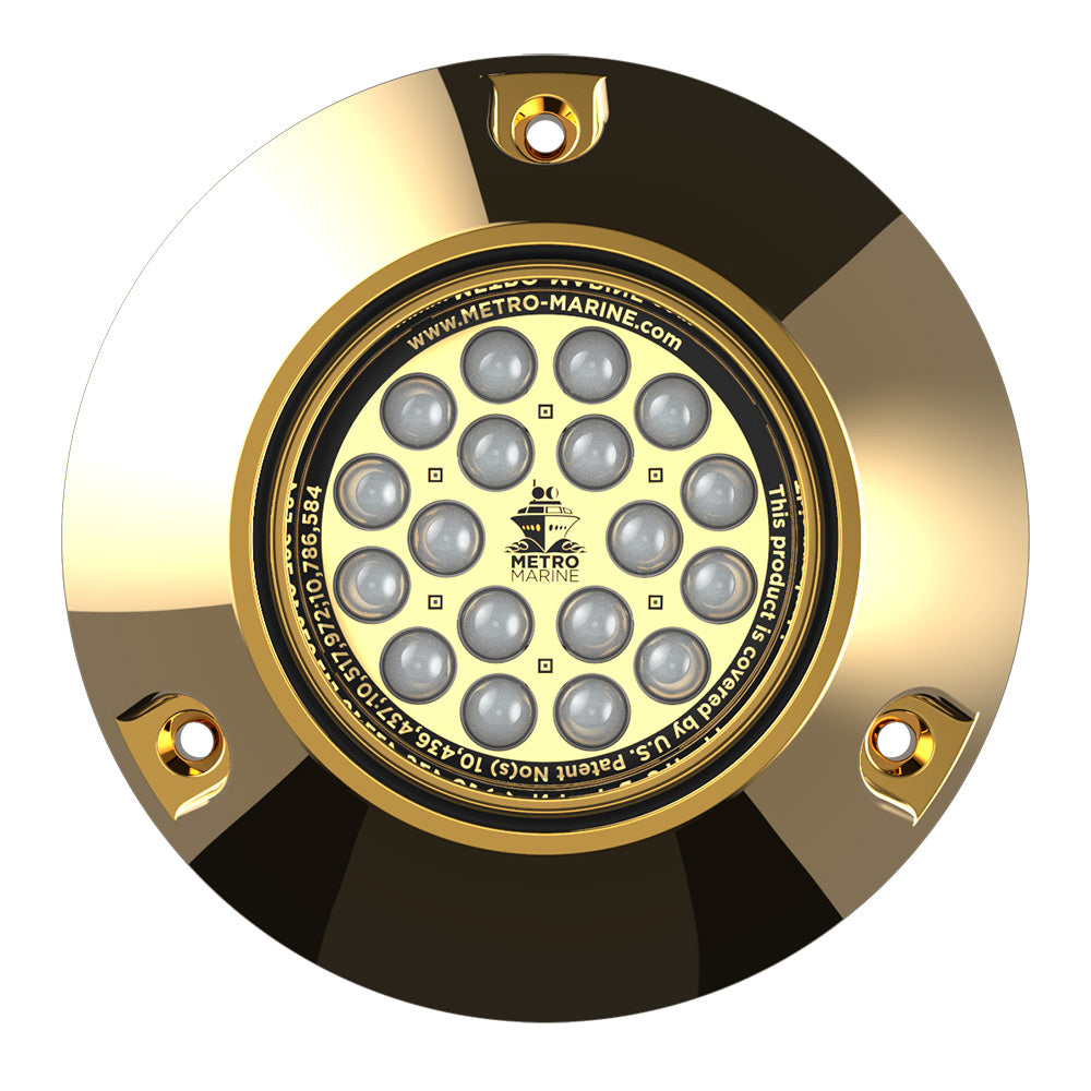 Metro Marine High-Output Submersible Underwater Light w/Intelligent Monochromatic LEDs - Blue, 45° Beam F-BMR1-B3-45 — Quality Boat Parts