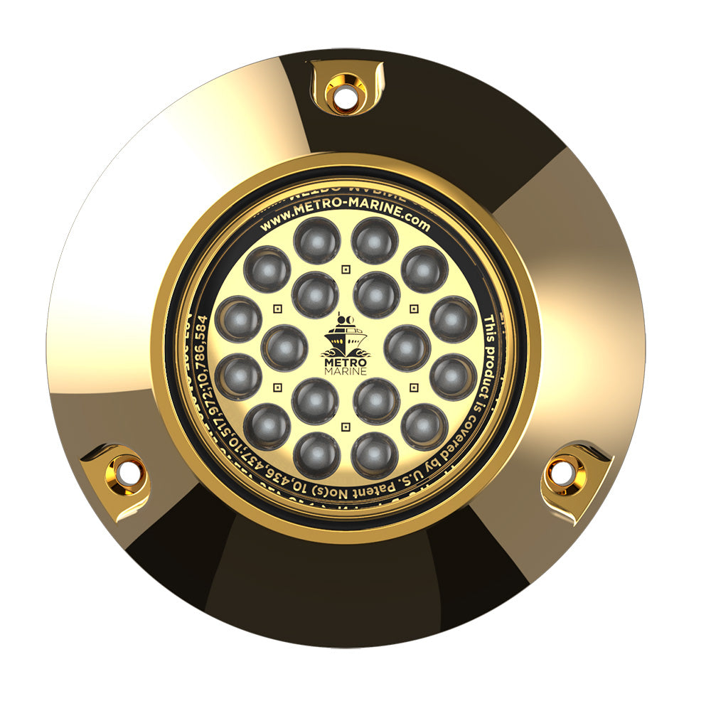 Metro Marine High-Output Submersible Underwater Light w/Intelligent Monochromatic LEDs - Blue, 90° Beam F-BMR1-B3-90 — Quality Boat Parts