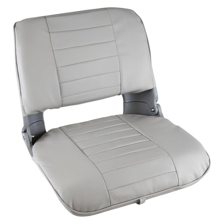 Wise Pro Style Clamshell Fold Down Fishing Seat - Grey 8WD135LS-717 — Quality Boat Parts